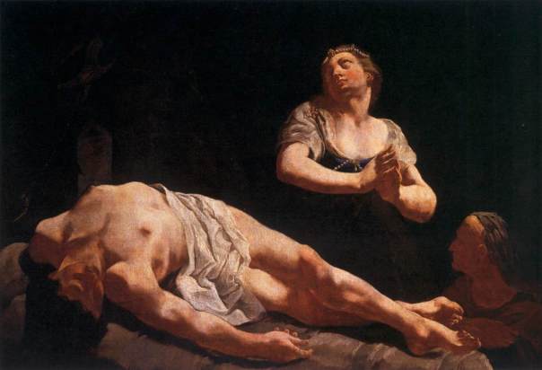 Judith kills Holophernes.  
